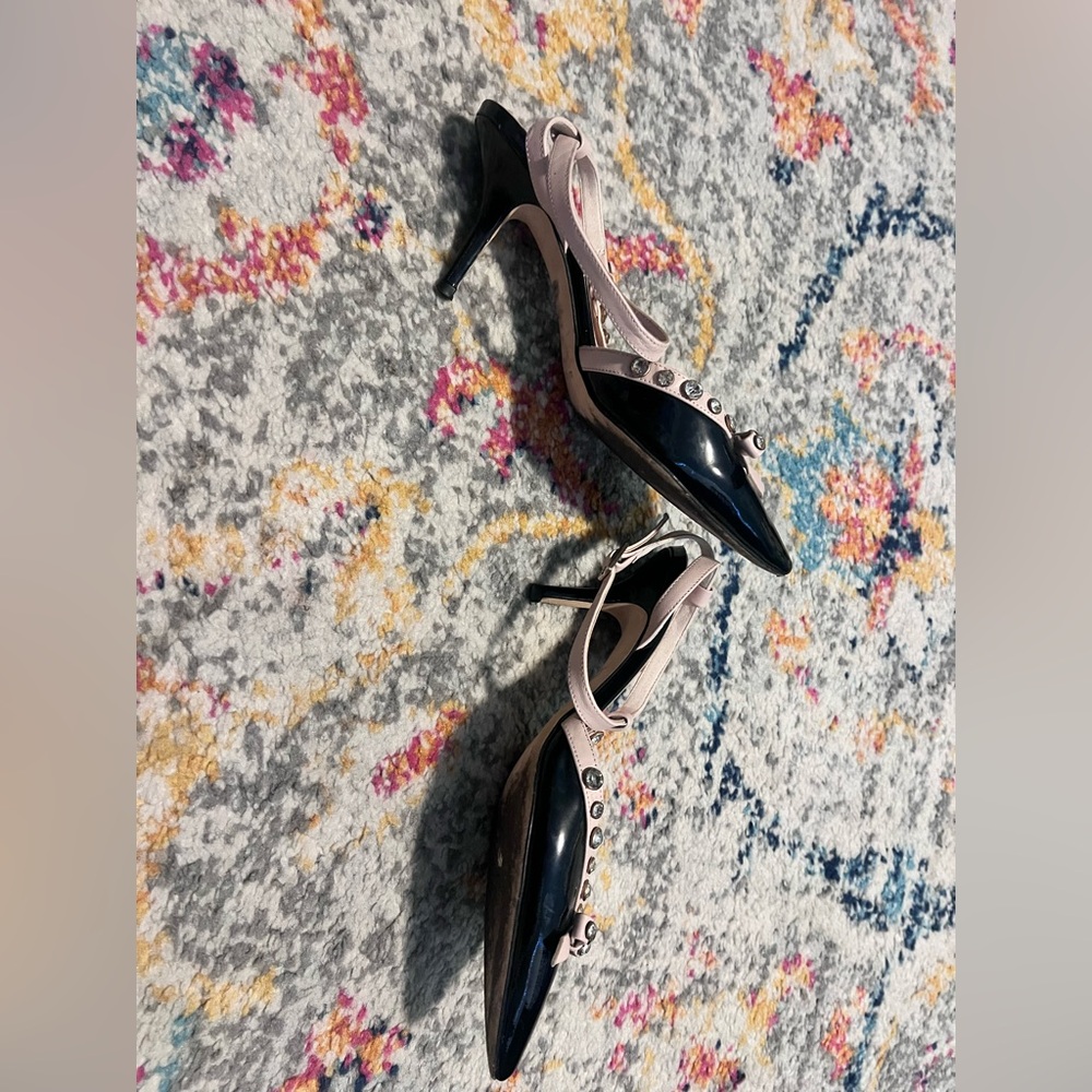 Kate Spade Black and Pink Embellished Pumps - Picture 5 of 5